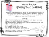 Visual Recipe for the Special Ed Classroom - Healthy Fruit