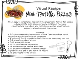 Visual Recipe for the Special Ed Classroom - Mini Tortilla Pizzas