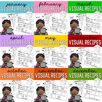 Preview of Visual Recipes - Bundle for Speech Therapy, Special Education, & Life Skills