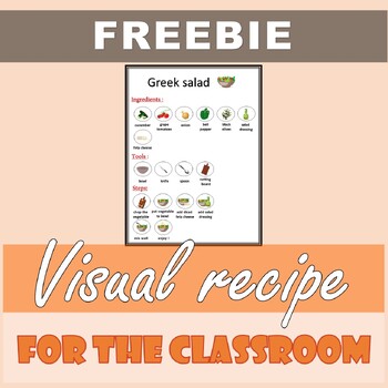 Preview of Visual Recipes | Easy recipes | special education