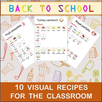 Preview of Visual Recipes | Easy recipes | special education