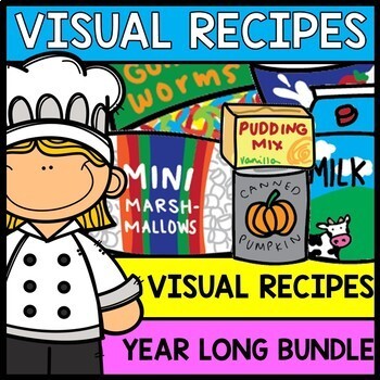 Preview of Visual Recipes - Life Skills - YEAR LONG DIGITAL BUNDLE - Special Education