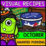 Visual Recipes - Life Skills - Haunted Pudding Cup -Autism