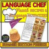LANGUAGE CHEF| Edible Sand | Language Skills| Cooking| Vis
