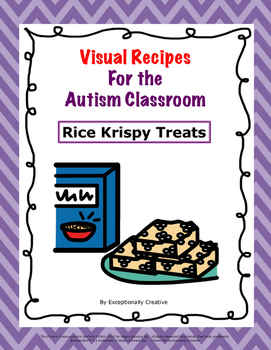 Preview of Visual Recipes for the Autism Classroom - Rice Krispy Treats