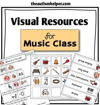 Preview of Visual Resources for Music Class