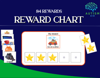 Preview of Visual Reward Charts, choice board - 108 rewards improve behavior achieve goals