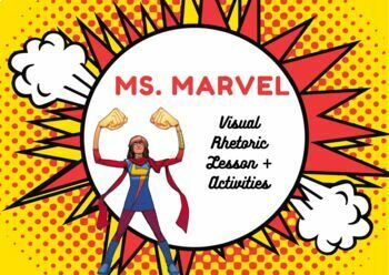 Preview of Visual Rhetoric/Analysis: Ms. Marvel (Slides & Activity)