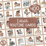 Visual Routine Cards vs Chore Charts, Daily Visual Schedule Toddler Routine