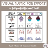 Visual Rubric for Work Effort | Student Self-Assessment