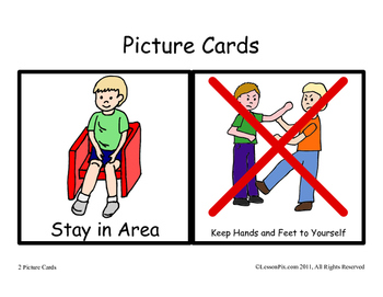 Preview of Visual Rules for Special Education/Kindergarten Classroom