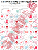 Visual Scanning Worksheet - Valentine's Day