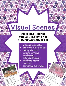 Preview of Visual Scenes for building language, communication, and critical thinking