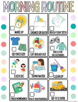 Visual Schedule by Leslie Hardimon | TPT