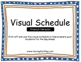 Visual Schedule (French)