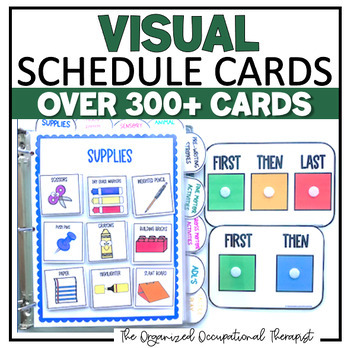 Preview of Visual Schedule Cards - First Then Board - Occupational Therapy