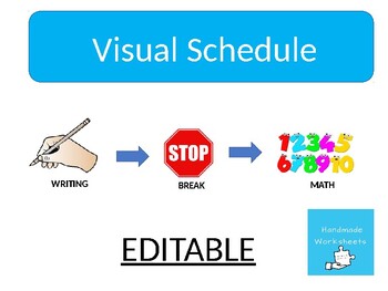 Preview of Visual Schedule Autsim / Homeschooling / ABA