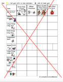 Visual Schedule Behavior Chart