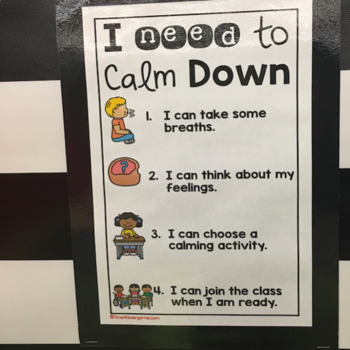 Visual Schedules Token Boards and Calm Down Tools for SEL Bundle