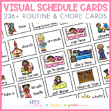 Visual Schedule Cards | Chore Chart Cards