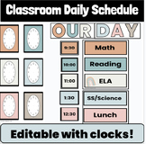 Visual Schedule Cards Classroom Management Daily Schedule 