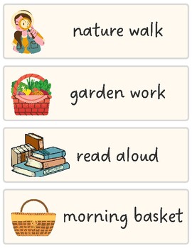 Preview of Visual Schedule Cards Homeschool/Toddler/Preschool/Kindergarten
