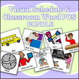 Visual Schedule & Classroom Word Boardmaker PCS BUNDLE