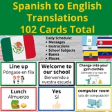 Visual Schedule & Daily Routine Cards for Spanish Speaking