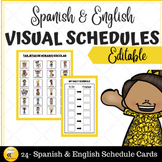 Visual Schedule - Editable (Spanish & English)