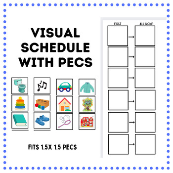 Visual Schedule- First, All Done by Malia Gaddis - Let's Grow Kids