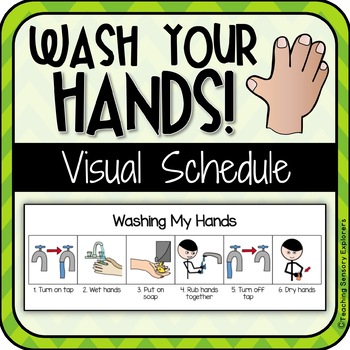Preview of Visual Schedule: Hand Washing (Special Education/ Autism)