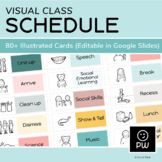 Visual Schedule - Illustrated Activities, Tasks, Events, a