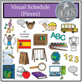 Visual Schedule (Pieces) (JB Design Clip Art for Personal 
