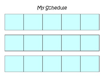 Visual Schedule - Red Haired Boy by Miss Stacey's Stuff | TpT