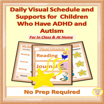 Preview of Visual Schedule Routines for Classroom and Home | Autism ADHD Behavior Charts