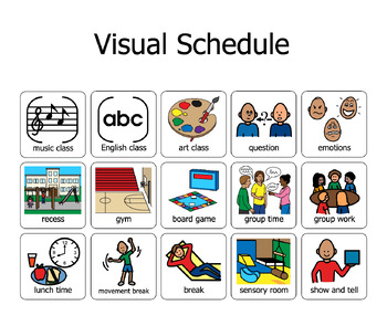 Visual Schedule - School Edition by Autism Resource Corner | TPT
