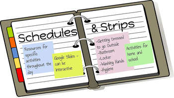 Preview of Visual Schedule Strips