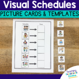 Visual Schedule Templates with Behavior Cues Lanyard Cards