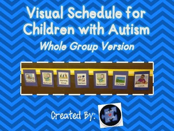Preview of Visual Schedule for Children with Autism