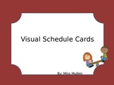 Visual Schedule for Classroom Managment or Special Education