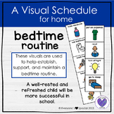 Visual Schedule for Home Bedtime Routine