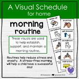 Visual Schedule for Home Morning Routine
