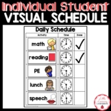 Visual Schedule for Individual Student Accommodations and 