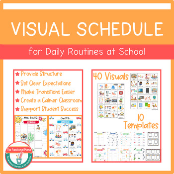 Visual Schedule for Daily School Routines by The Functional Mama - OT
