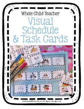 Preview of Visual Schedule & Daily Task Cards for ADHD