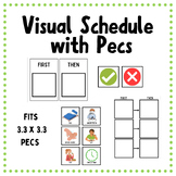 Visual Schedule with PECS - With & Without Labels