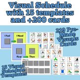 Printable Visual Schedule with over 200+ images and 10+ di