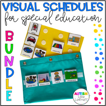 Preview of Visual Schedules Bundle For Special Education