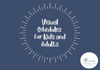 Preview of Visual Schedules For Kids and Adults