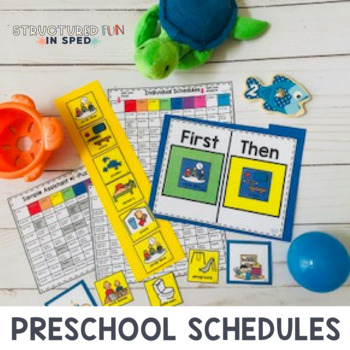 Preview of Visual Schedules | Preschool Classroom